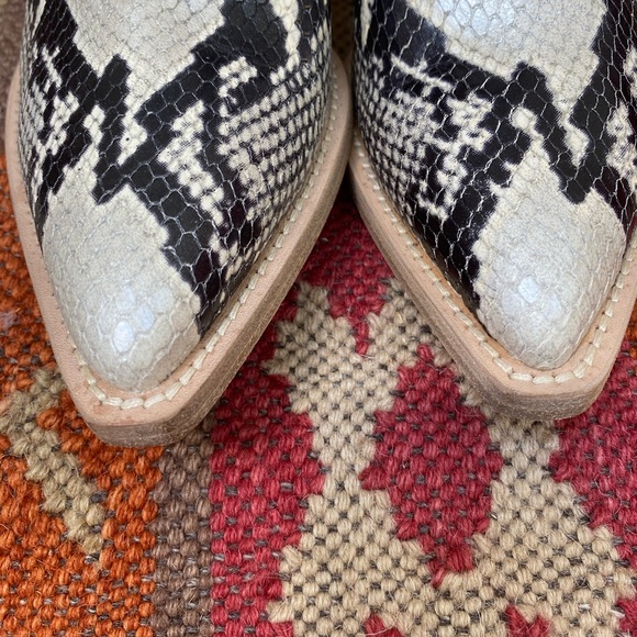 IRO SNAKESKIN COWBOY BOOTIES - Picture 9 of 12